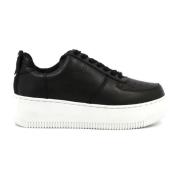 Windsor Smith Svarta Läder Damsneakers - Storlek 40 Black, Dam