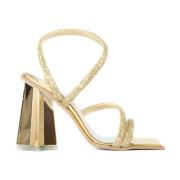 Chiara Ferragni Collection High Heel Sandals Yellow, Dam