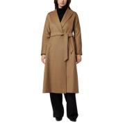 Max Mara Studio Ull Wrap Kappa Brown, Dam