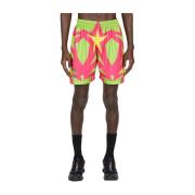 Liberal Youth Ministry Retro-Futuristiska Grafiska Fotbollsshorts Gree...