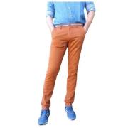 Mason's Slim Chino Byxor Brown, Herr