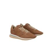 Philippe Model Multi-texturerade Tropez Mondial Sneakers Brown, Dam