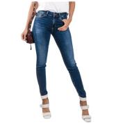 Liu Jo Divine Skinny Denim i Faded Blue Blue, Dam