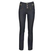 Liu Jo Högmidjade Skinny Jeans i Normal Tvätt Blue, Dam