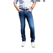 Jacob Cohën Slim Fit Jeans i Bomullsblandning med Broderad J-ficka Blu...