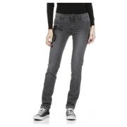 Liu Jo Magnetisk Grå Slim Fit Push Up Jeans Gray, Dam