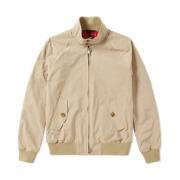 Baracuta Original Harrington Jacka med Fraser Tartan Foder Beige, Herr