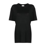 Isabel Marant Étoile Svart Zewel Tee Shirt för Kvinnor Black, Dam