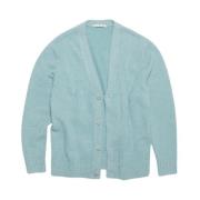 Acne Studios Mineralblå Stickad Tröja Blue, Herr