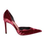 Alexandre Vauthier Sammetsskor - Stiliga Skor Red, Dam