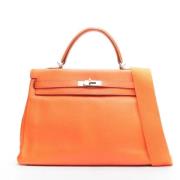 Hermès Vintage Pre-owned Läder handvskor Orange, Dam