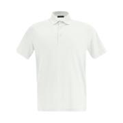 Herno Klassisk Polo Shirt för Män White, Herr