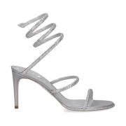 René Caovilla High Heel Sandals Gray, Dam