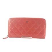 Chanel Vintage Pre-owned Läder plnbcker Red, Dam