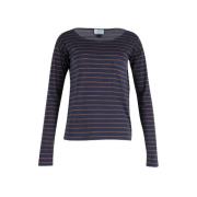 Prada Vintage Randig Bomull Prada Top Blue, Dam