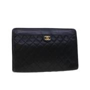 Chanel Vintage Pre-owned Canvas chanel-vskor Black, Dam