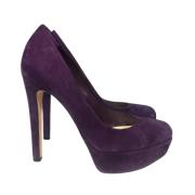 Dior Vintage Pre-owned Mocka klackskor Purple, Dam