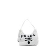 Prada Vintage Pre-owned Tyg prada-vskor White, Dam