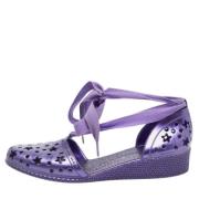 Marc Jacobs Pre-owned Pre-owned Platta skor Purple, Dam