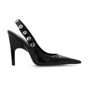 The Attico ‘Cosmo’ glänsande pumps Black, Dam