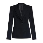 The Attico Blazer med spetsiga slag Black, Dam