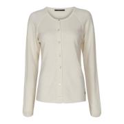 Btfcph Mysig Cashmere Cardigan 50067 White, Dam