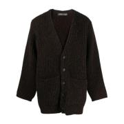 Our Legacy Svart Albion Ull Cardigan Brown, Herr