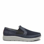 New Feet Herr Elastiska Slip-On Loafers Blue, Herr