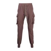 Rick Owens Mauve Cut Mastodon Sweatpants Purple, Herr