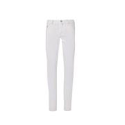 Kiton Ultra Slim Bomullsbyxor White, Herr