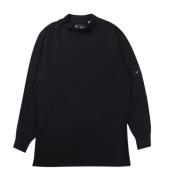 Y-3 Elegant Mock Neck Stickat för Kvinnor Black, Dam