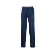 Kiton Bl? avslappnade elastiska jeans Blue, Herr