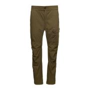 Ten C Leather Trousers Green, Herr