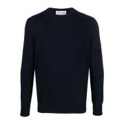 Ballantyne Lyxig Cashmere Crewneck Sweater Blue, Herr