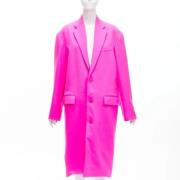 Balenciaga Vintage Pre-owned Ylle ytterklder Pink, Dam