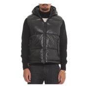 Save The Duck Quiltad Gilet med Huva Black, Herr