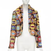 Moschino Pre-Owned Pre-owned Polyester ytterklder Multicolor, Dam