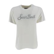 MC2 Saint Barth Vita T-shirts och Polos med Saint Barth Print White, D...