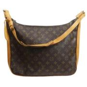 Louis Vuitton Vintage Förägda canvas axelväska, Bra skick Brown, Dam