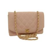 Chanel Vintage Pre-owned Canvas chanel-vskor Pink, Dam