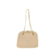 Bally Pre-owned Pre-owned Läder axelremsvskor Beige, Dam