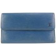 Louis Vuitton Vintage Begagnade plånböcker Blue, Dam