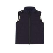 Ma.strum Softshell Dun Quilt Gilet Blue, Herr