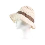 Chloé Pre-owned Pre-owned Bomull hattar-och-kepsar Beige, Dam