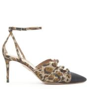 Aquazzura Pre-owned Pre-owned Tyg klackskor Brown, Dam