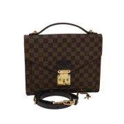 Louis Vuitton Vintage Pre-owned Canvas handvskor Brown, Dam