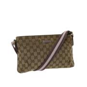 Gucci Vintage Pre-owned Canvas gucci-vskor Beige, Dam