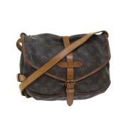 Louis Vuitton Vintage Pre-owned Canvas louis-vuitton-vskor Brown, Dam