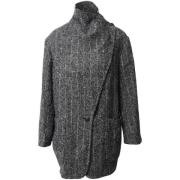 Isabel Marant Pre-owned Lyxig Stickad Wrap Kappa - Begagnad Gray, Dam