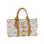 Louis Vuitton Vintage Pre-owned Canvas louis-vuitton-vskor White, Dam